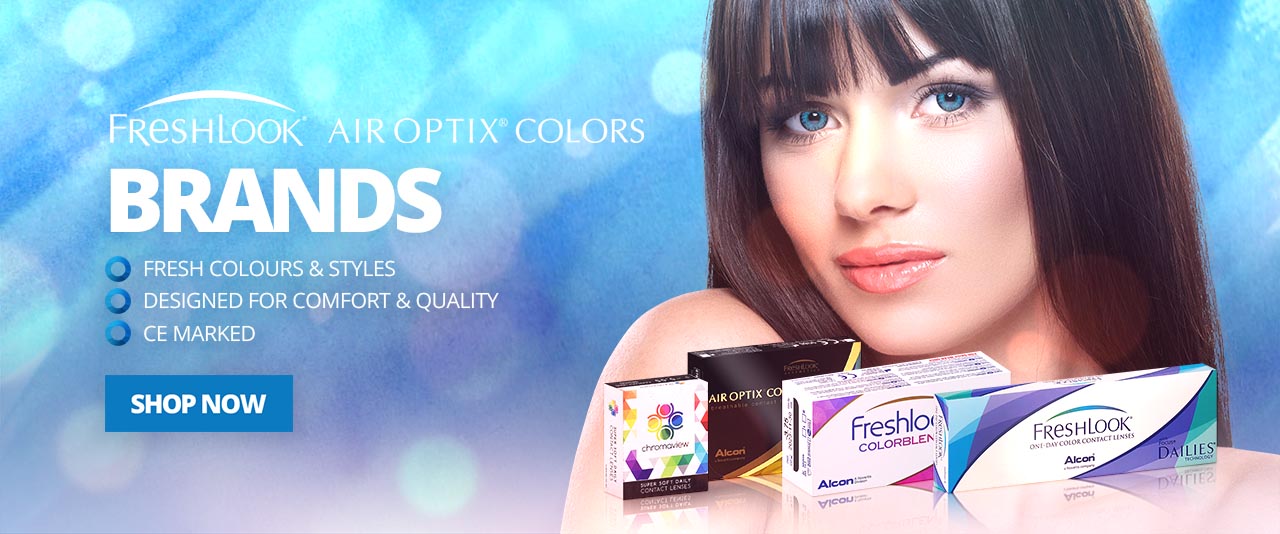 Coloured Contact Lenses, Online Colour Contacts, Eye Lens Fashion